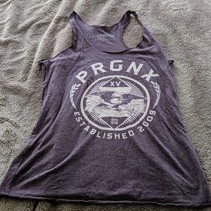 Purple racerback tank top Medium